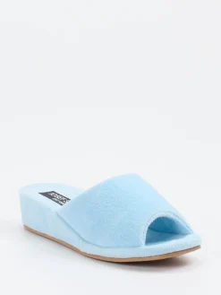 Damen Josef Seibel Relax – Pantolette aus Frottee Hell