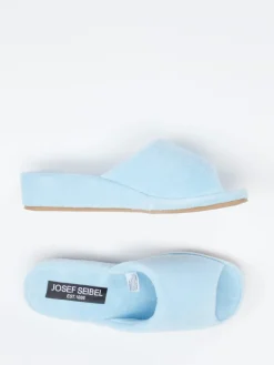 Damen Josef Seibel Relax – Pantolette aus Frottee Hell