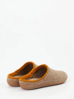 Damen Josef Seibel Relax – Pantoffeln aus Filz in Beige