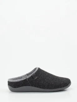 Herren Josef Seibel Relax – Pantoffeln aus Filz in Anthrazit