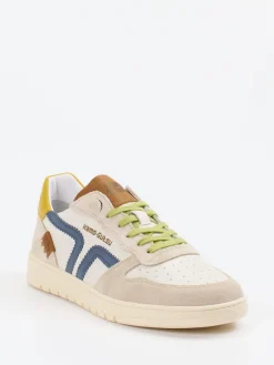 Herren Kamo Gutsu – Low-Top Sneaker aus Veloursleder Beige