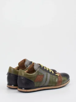 – Sneaker aus Kalbleder mit Kroko-Prägung*Kamo Gutsu New