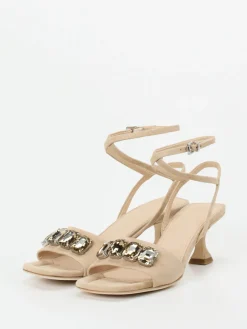 Kennel & Schmenger – Abendsandalen aus Veloursleder Beige*Kennel u0026 Schmenger Sale