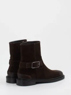 Damen Kennel u0026 Schmenger Kennel & Schmenger – Biker-Stiefelette aus Veloursleder