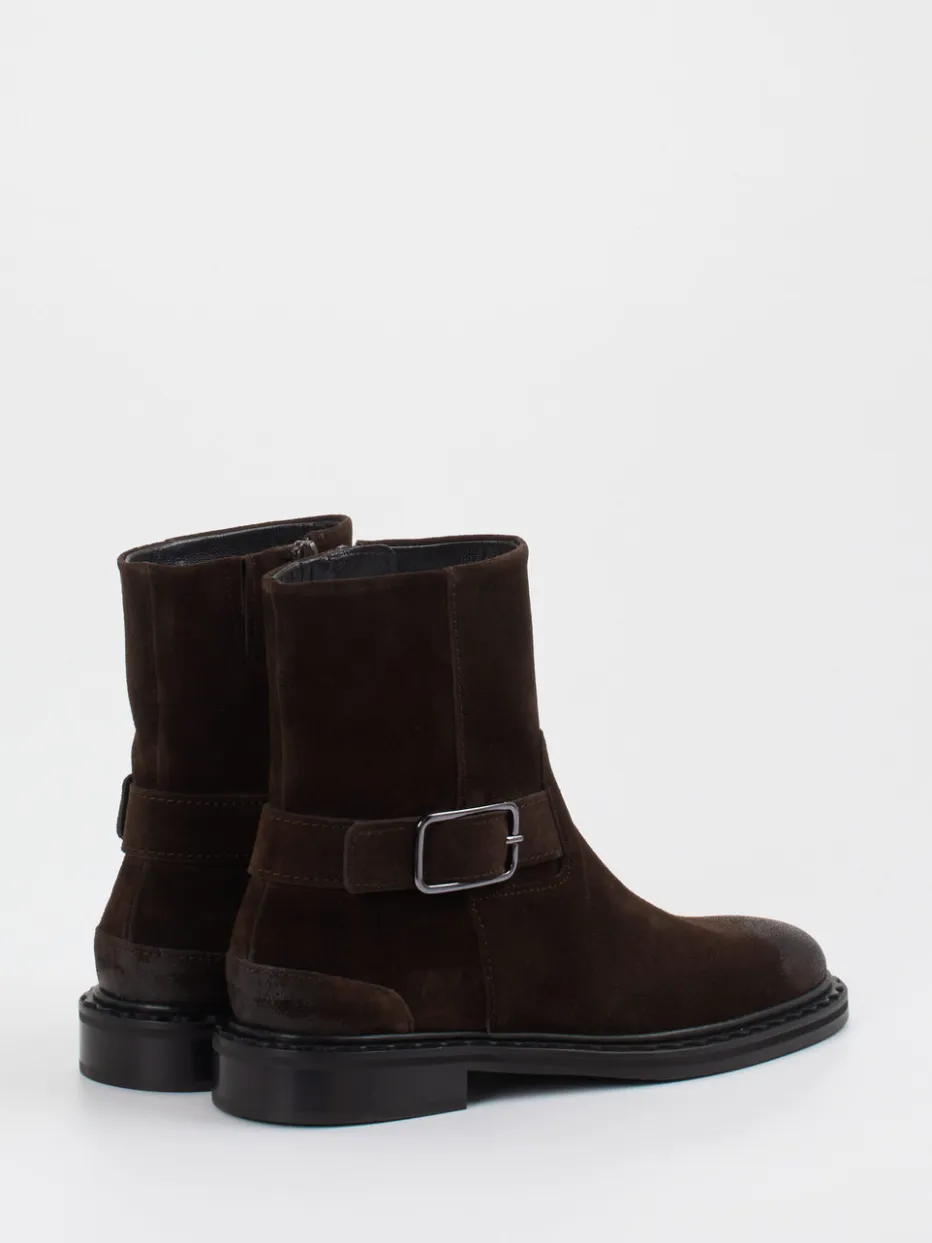 Damen Kennel u0026 Schmenger Kennel & Schmenger – Biker-Stiefelette aus Veloursleder