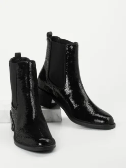 Damen Kennel u0026 Schmenger Kennel & Schmenger – Chelsea Boots aus Metallic-Textil