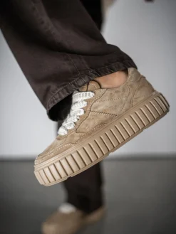 Kennel & Schmenger – Plateau-Sneaker aus Veloursleder Beige*Kennel u0026 Schmenger