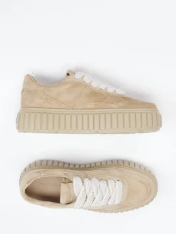 Kennel & Schmenger – Plateau-Sneaker aus Veloursleder Beige*Kennel u0026 Schmenger