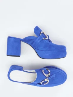 Damen Kennel u0026 Schmenger Kennel & Schmenger – Plateau-Mules aus Veloursleder