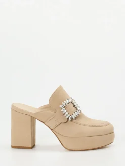 Kennel & Schmenger – Plateau-Mules aus Nubukleder Beige*Kennel u0026 Schmenger Hot