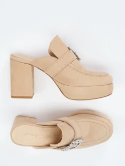 Kennel & Schmenger – Plateau-Mules aus Nubukleder Beige*Kennel u0026 Schmenger Hot