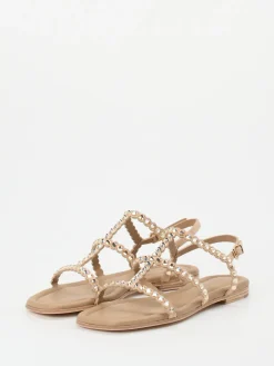 Damen Kennel u0026 Schmenger Kennel & Schmenger – Sandalen aus Metallicleder