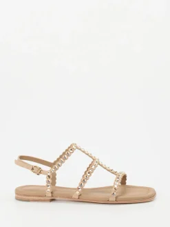 Damen Kennel u0026 Schmenger Kennel & Schmenger – Sandalen aus Metallicleder