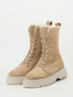 Kennel & Schmenger – Schnürboots aus Veloursleder Beige*Kennel u0026 Schmenger