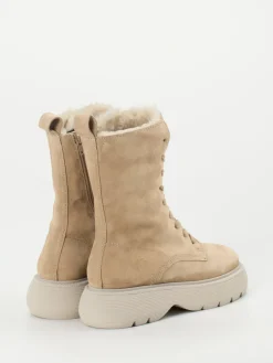 Kennel & Schmenger – Schnürboots aus Veloursleder Beige*Kennel u0026 Schmenger