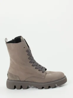 Damen Kennel u0026 Schmenger Kennel & Schmenger – Schnürstiefelette aus Nubukleder taupe