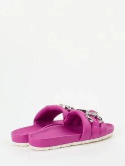 Damen Kennel u0026 Schmenger Kennel & Schmenger – Slides aus Lammleder fuchsia