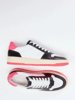 Kennel & Schmenger – Sneaker aus Kalbleder mit Pink-Sohle*Kennel u0026 Schmenger Sale