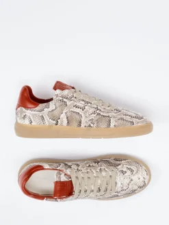 Damen Kennel u0026 Schmenger Kennel & Schmenger – Sneaker aus Lackleder mit Snake-Print