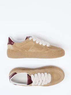 Damen Kennel u0026 Schmenger Kennel & Schmenger – Sneaker aus Veloursleder Sandbeige