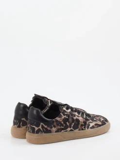 Damen Kennel u0026 Schmenger Kennel & Schmenger – Sneaker aus Satin-Textil mit Leoprint