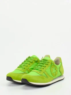 Damen Kennel u0026 Schmenger Kennel & Schmenger – Sneaker aus Veloursleder Neon