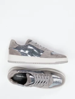 Damen Kennel u0026 Schmenger Kennel & Schmenger – Sneaker aus Veloursleder und Metallic