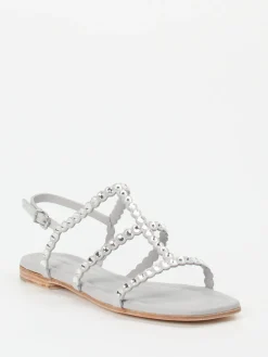 Damen Kennel u0026 Schmenger Kennel & Schmenger – Zehensandale aus Metallicleder