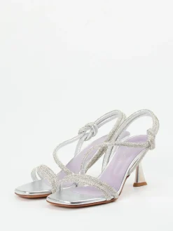 – Abendsandale aus Metallicleder*Konstantin Starke Clearance