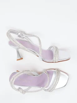 – Abendsandale aus Metallicleder*Konstantin Starke Clearance