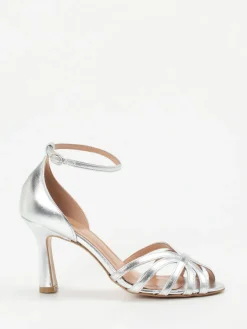 Damen Konstantin Starke – Abendsandale aus Metallicleder