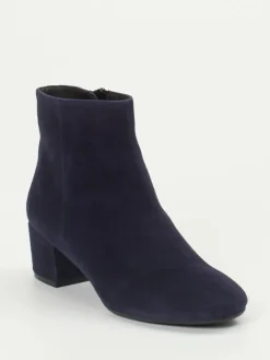 – Ankle Boots aus Veloursleder Dunkel*Konstantin Starke Discount