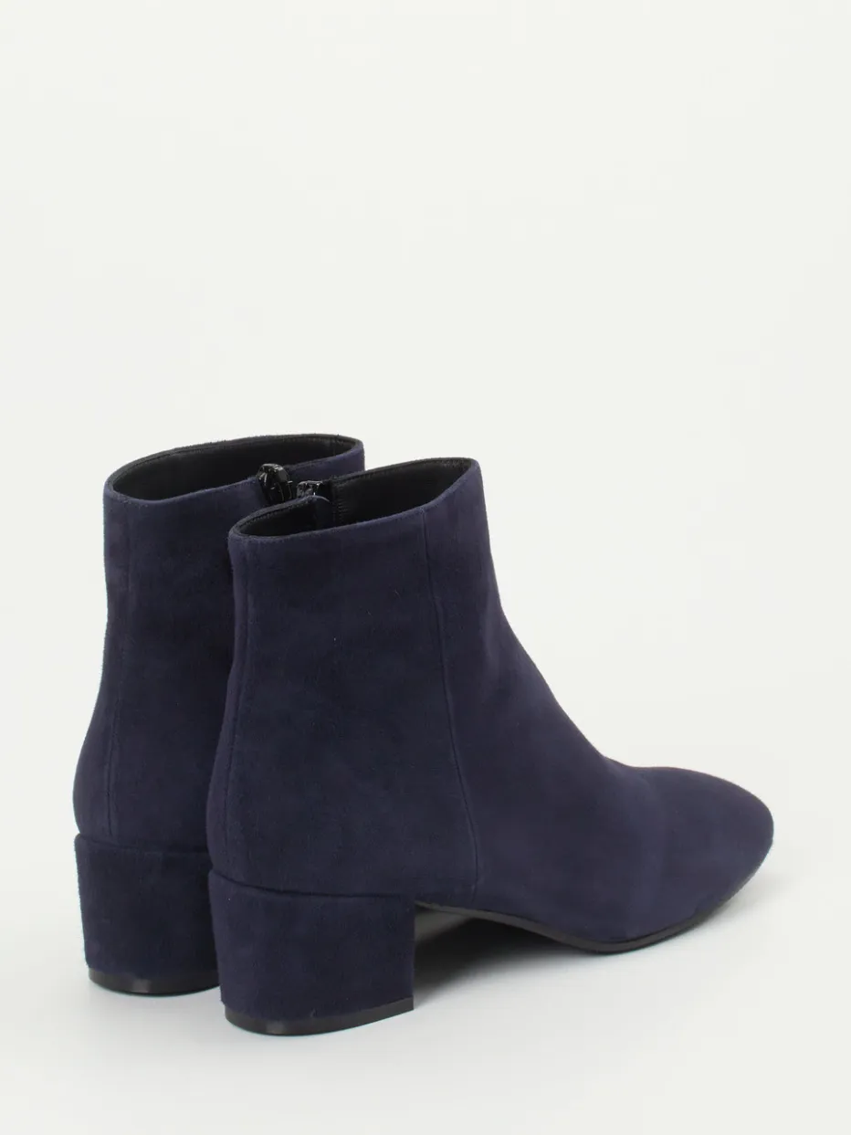 – Ankle Boots aus Veloursleder Dunkel*Konstantin Starke Discount