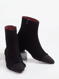 Damen Konstantin Starke – Ankle Boots aus Veloursleder