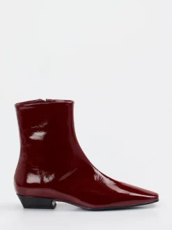 – Ankle Boots aus Lackleder Bordeaux*Konstantin Starke Outlet