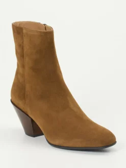 – Ankle Boots aus Veloursleder cognac*Konstantin Starke Sale