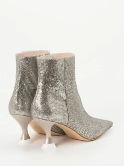 Damen Konstantin Starke – Ankle Boots aus Metallicleder