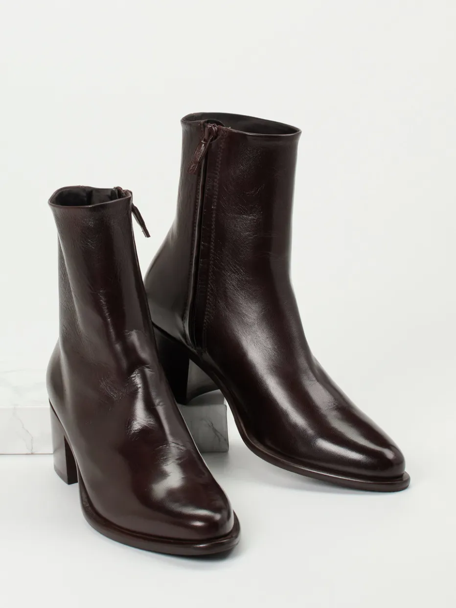 – Ankle Boots aus Lammleder Dunkel*Konstantin Starke Discount