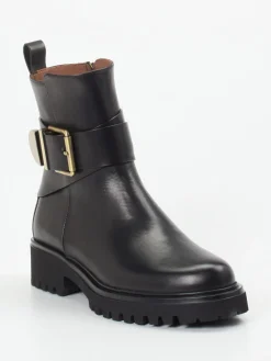 Damen Konstantin Starke – Biker Boots aus Kalbleder