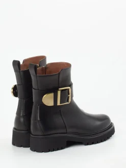 Damen Konstantin Starke – Biker Boots aus Kalbleder