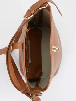 Damen Konstantin Starke – Bucket Bag aus Leder Cognac