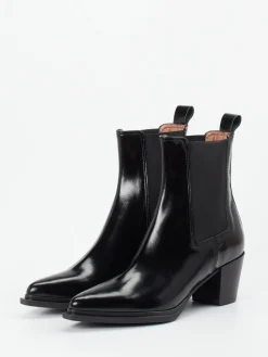 – Chelsea Boots aus Hochglanzleder*Konstantin Starke Clearance