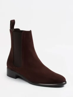 – Chelsea Boots aus Veloursleder Dunkel*Konstantin Starke Online