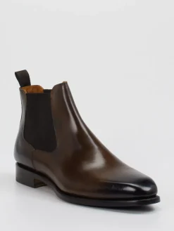 Herren Konstantin Starke – Chelsea Boots aus Kalbleder dunkel