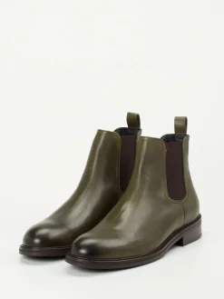 Herren Konstantin Starke – Chelsea Boots aus Kalbleder oliv