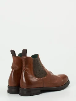 Damen Konstantin Starke – Chelsea Boots aus Känguruleder cognac