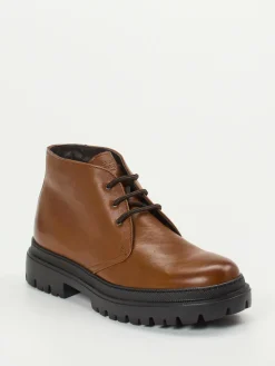 Herren Konstantin Starke – Chukka Boots aus Fettleder cognac