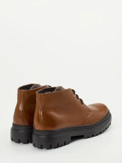 Herren Konstantin Starke – Chukka Boots aus Fettleder cognac