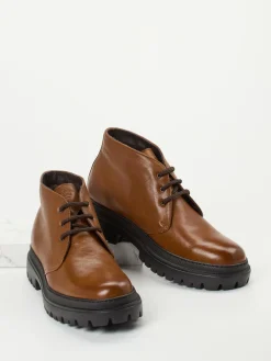 Herren Konstantin Starke – Chukka Boots aus Fettleder cognac