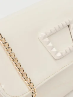 – Clutch aus Lackleder Elfenbein*Konstantin Starke Clearance